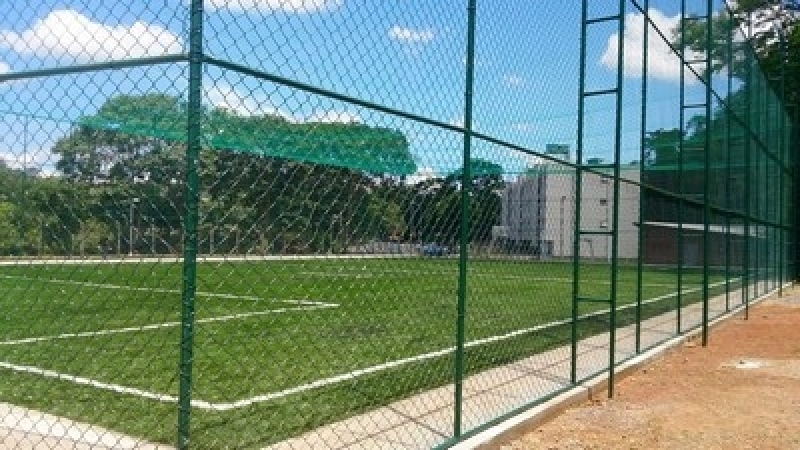 Construção Campo Futebol Society Grama Sintética Valinhos - Construção de Campo Society com Grama Sintética