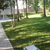 grama sintetica no jardim Blumenau